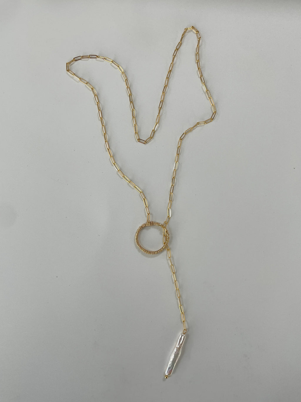 Baroque Bar Pearl Necklace