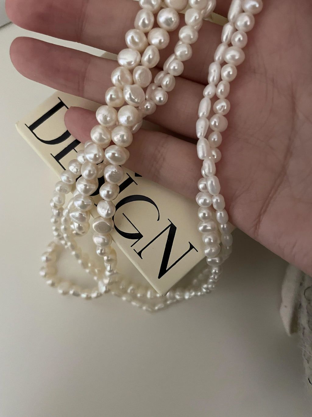 Multi-layered Natural Pearls Necklace
