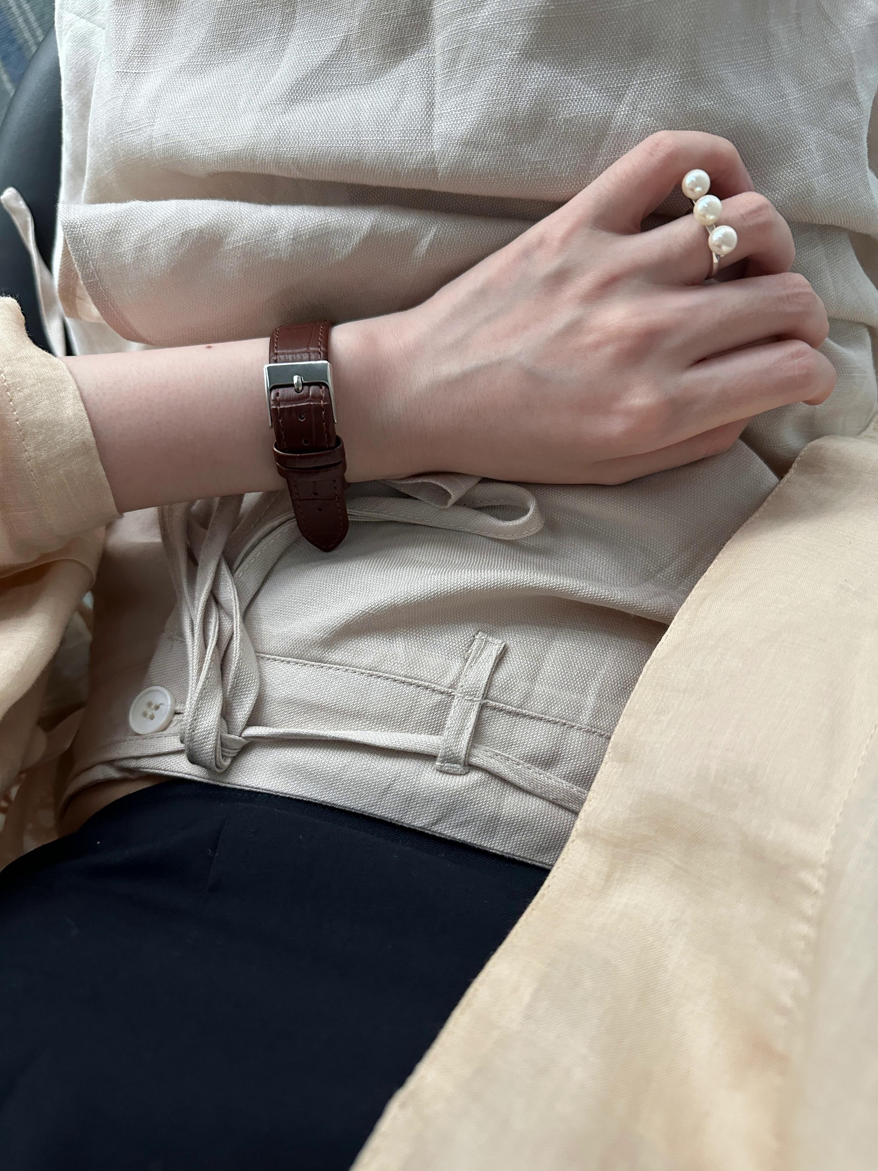 Triple Pearl Whisper Ring