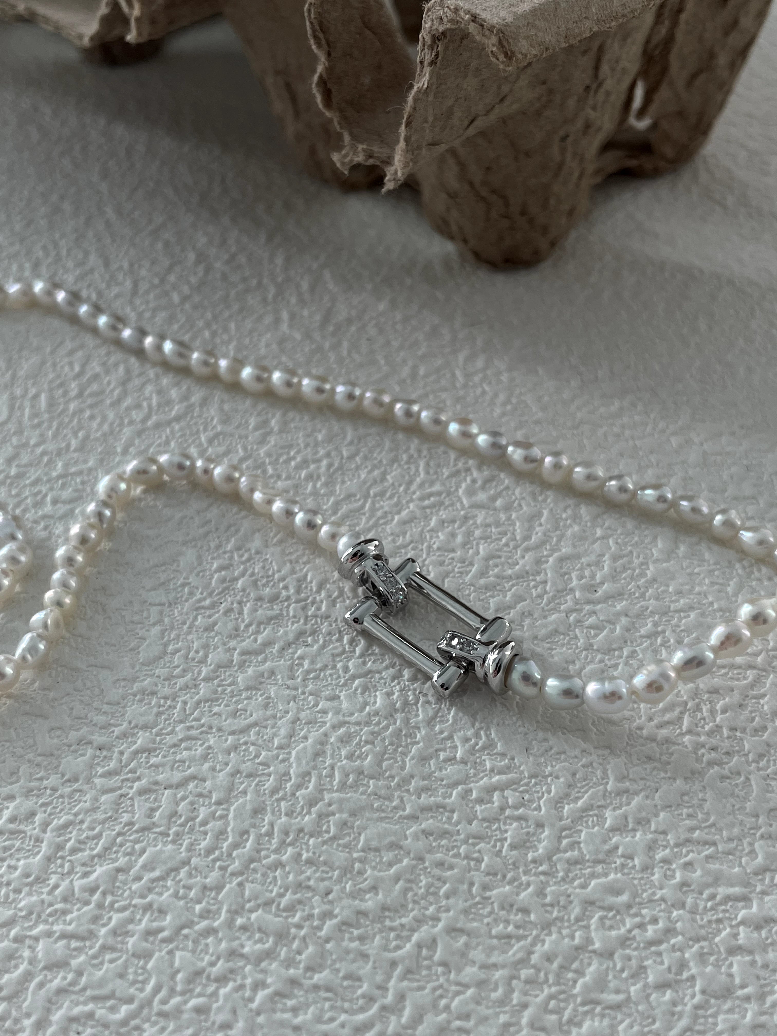 Grand Baroque Pearl Double layered Necklace