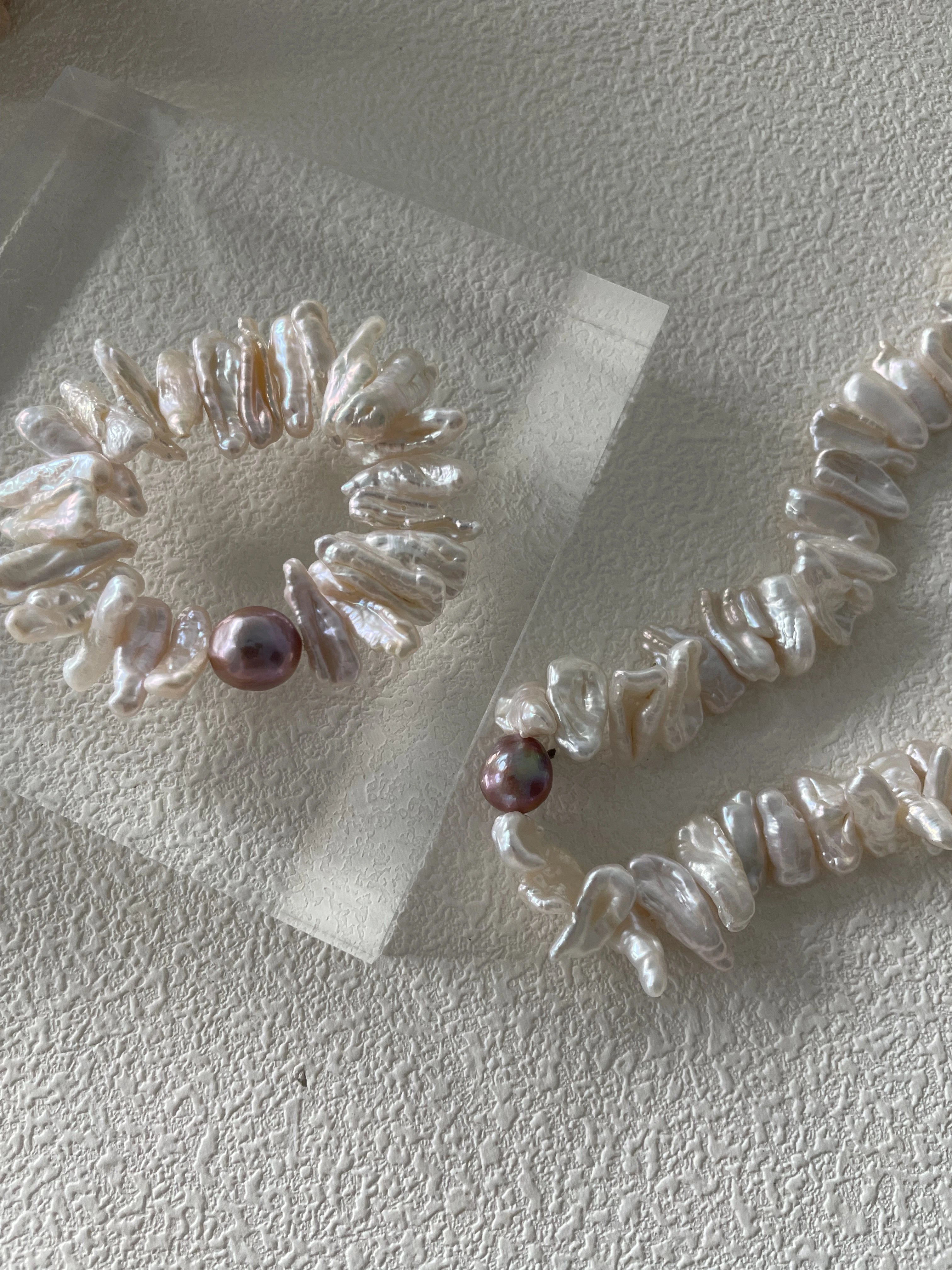 Sunflower Baroque Pearl bracelet