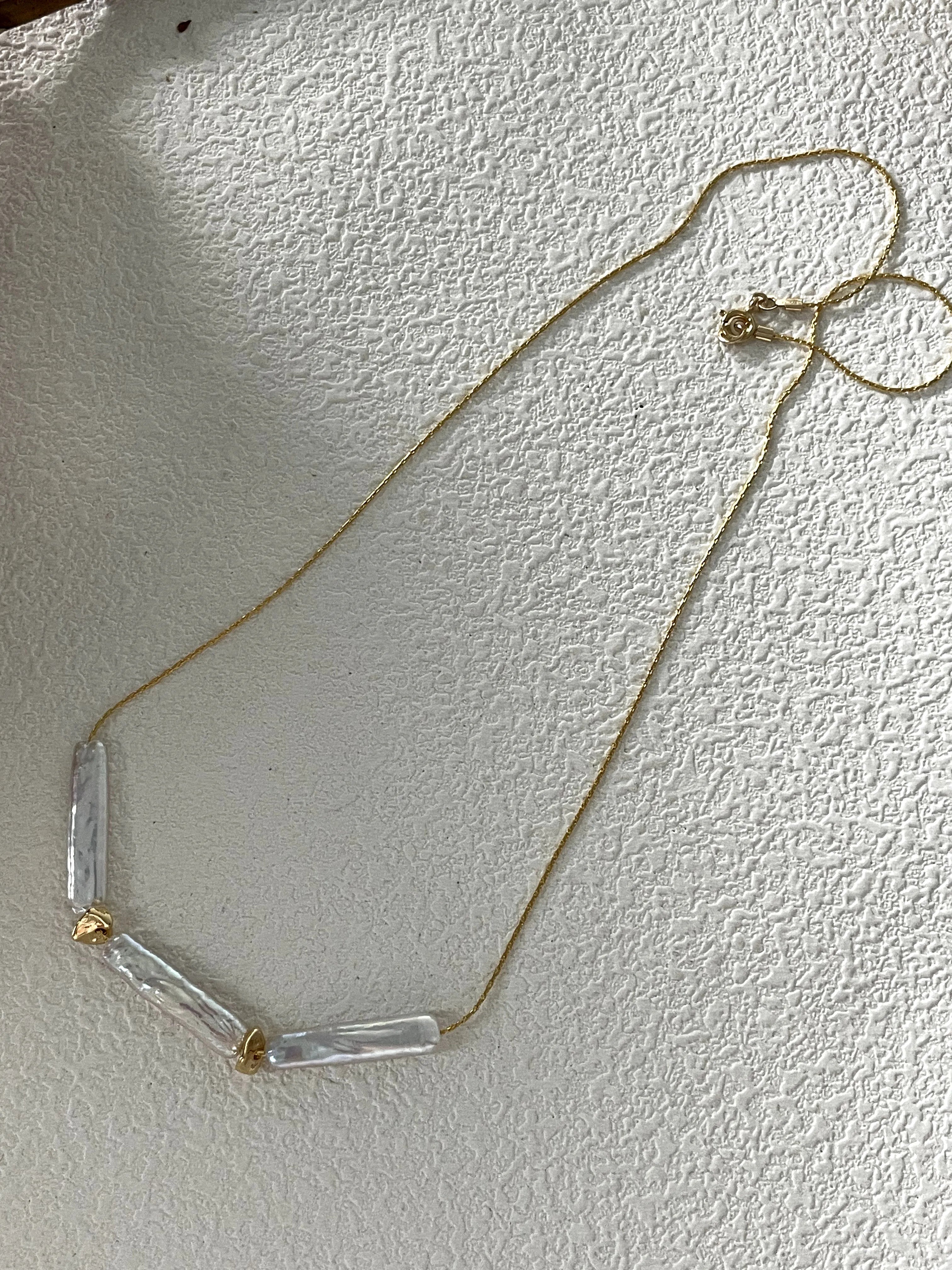 Minimalist Silver Bar Necklace