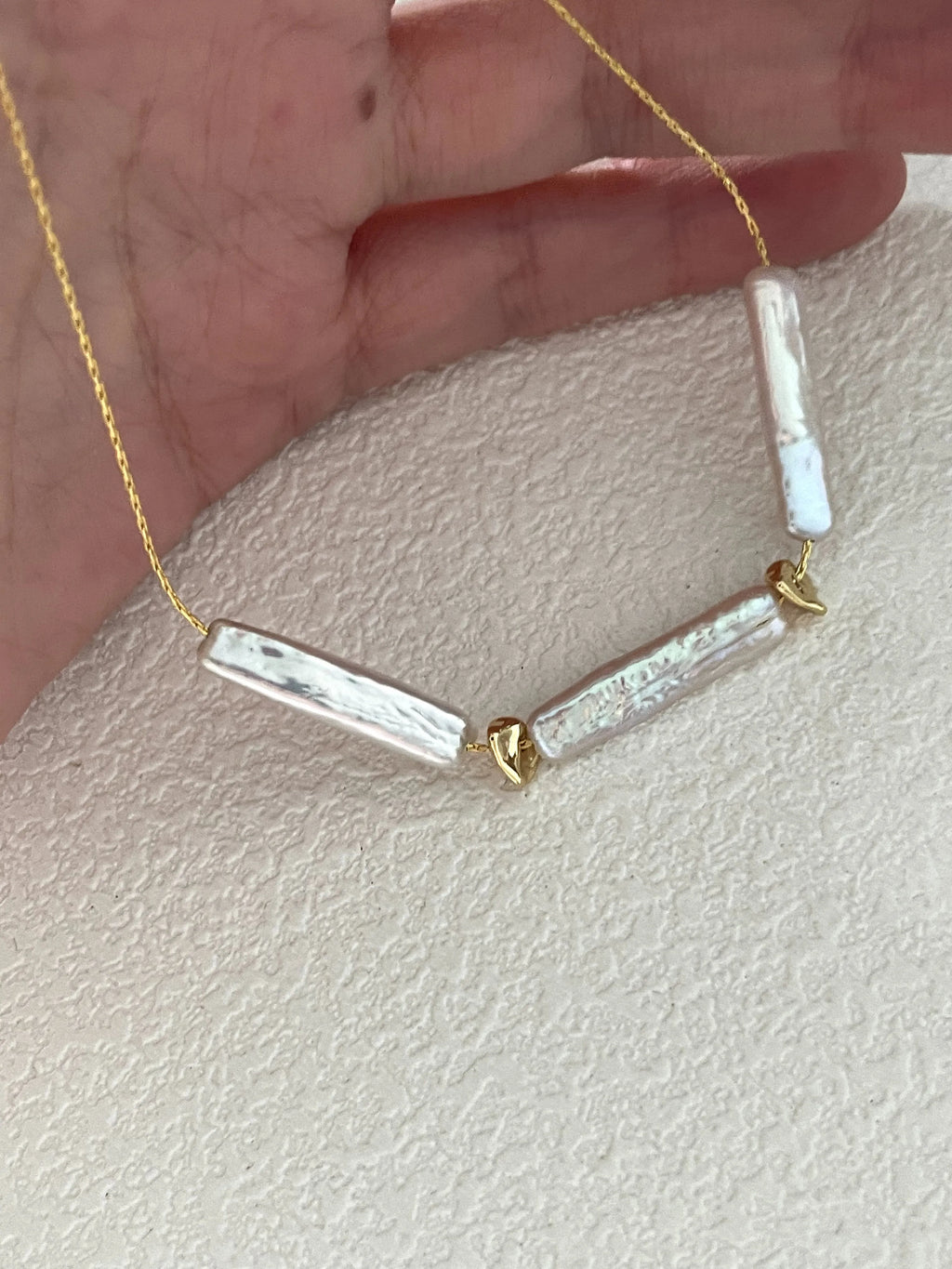 Minimalist Silver Bar Necklace