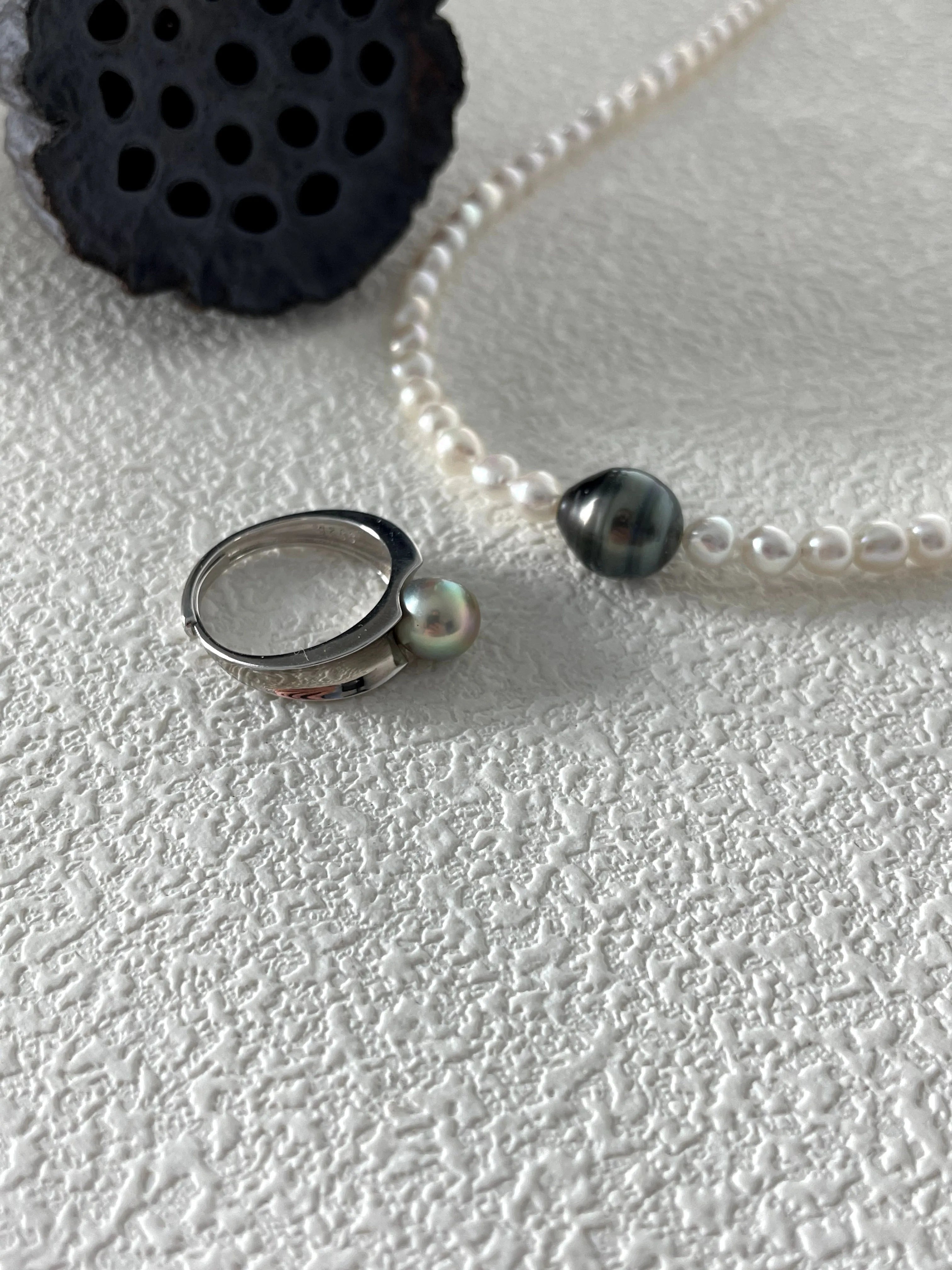 Seawater Madama Akoya Pearl Ring