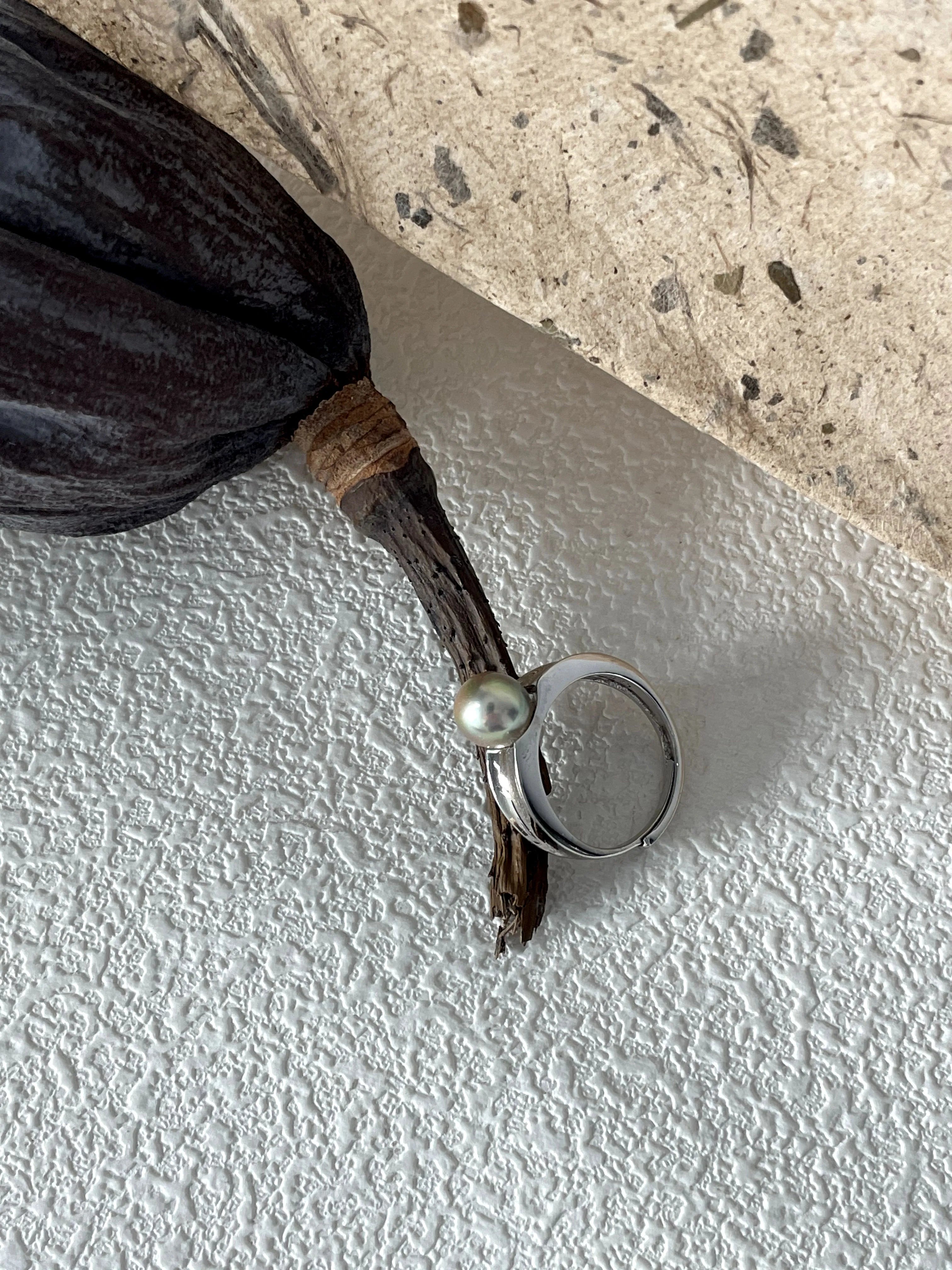 Seawater Madama Akoya Pearl Ring