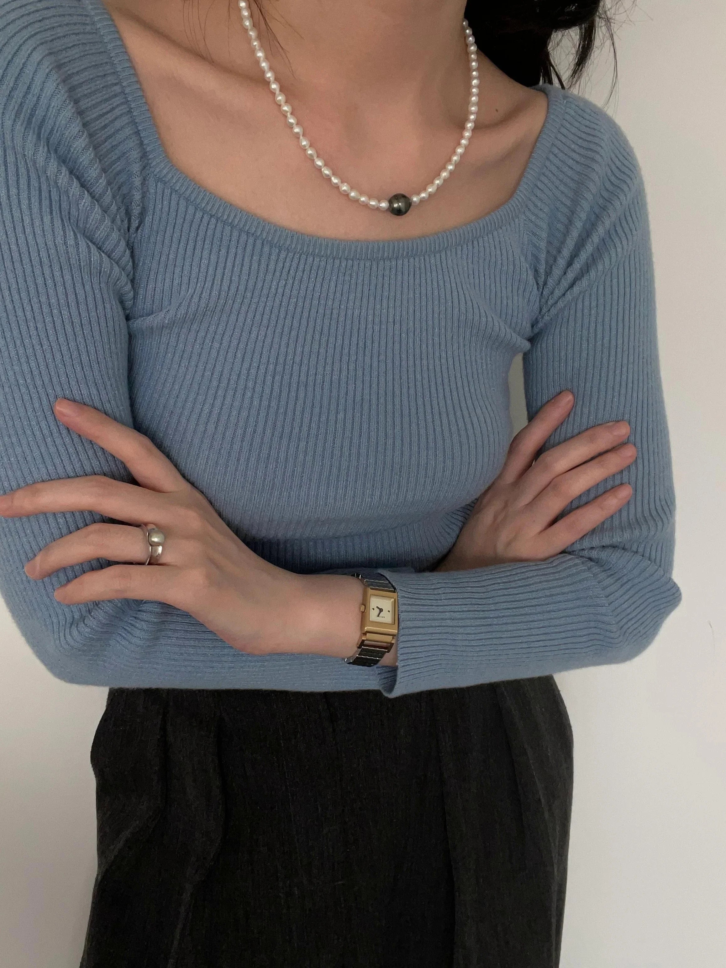 Seawater Madama Akoya Pearl Ring