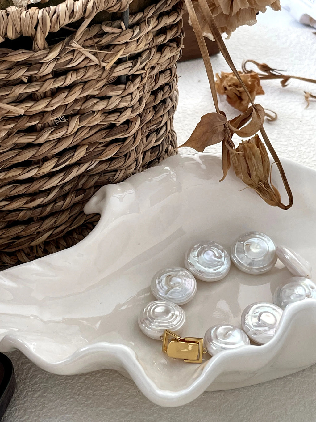 Roman Holiday Baroque Pearls Bracelet