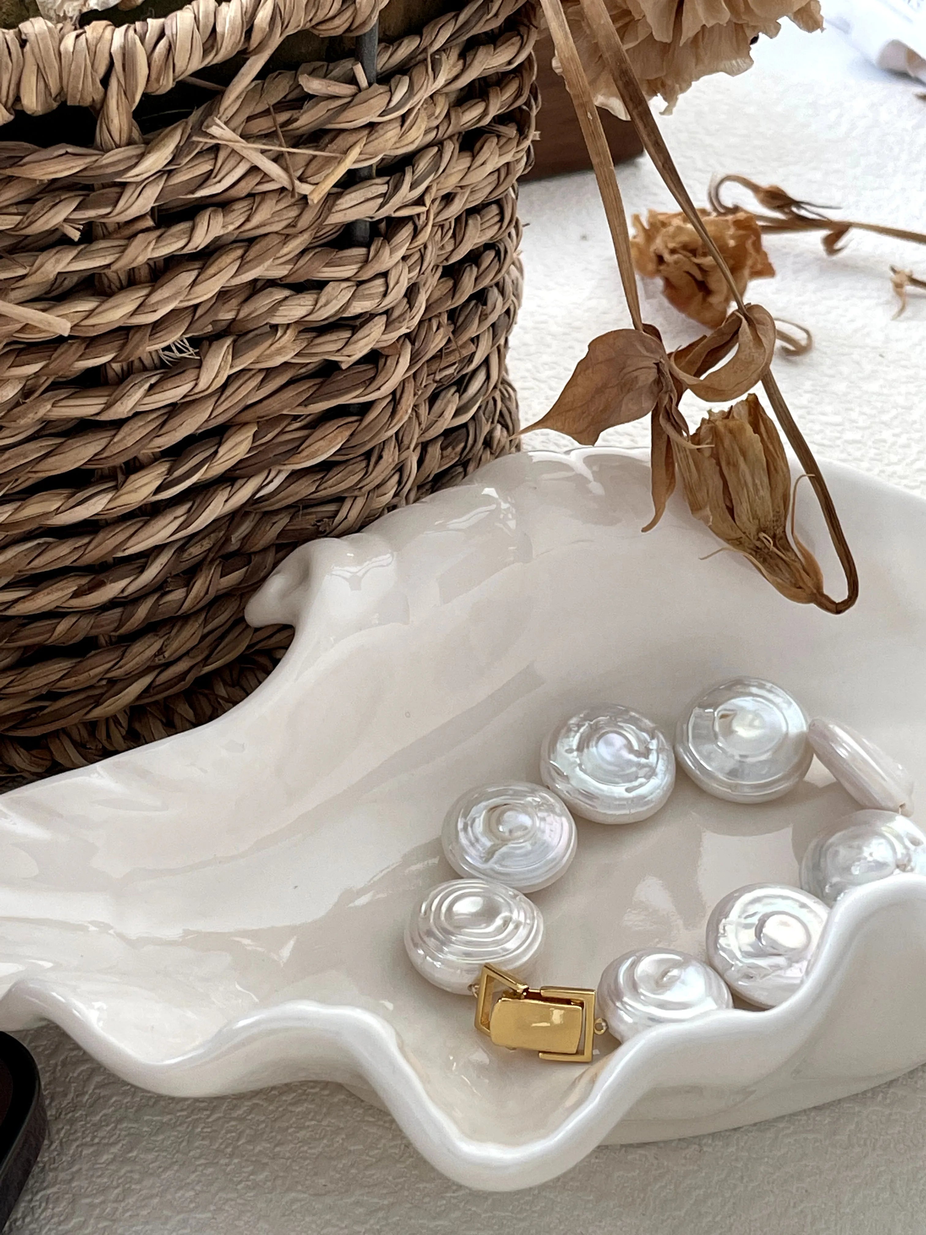 Roman Holiday Baroque Pearls Bracelet