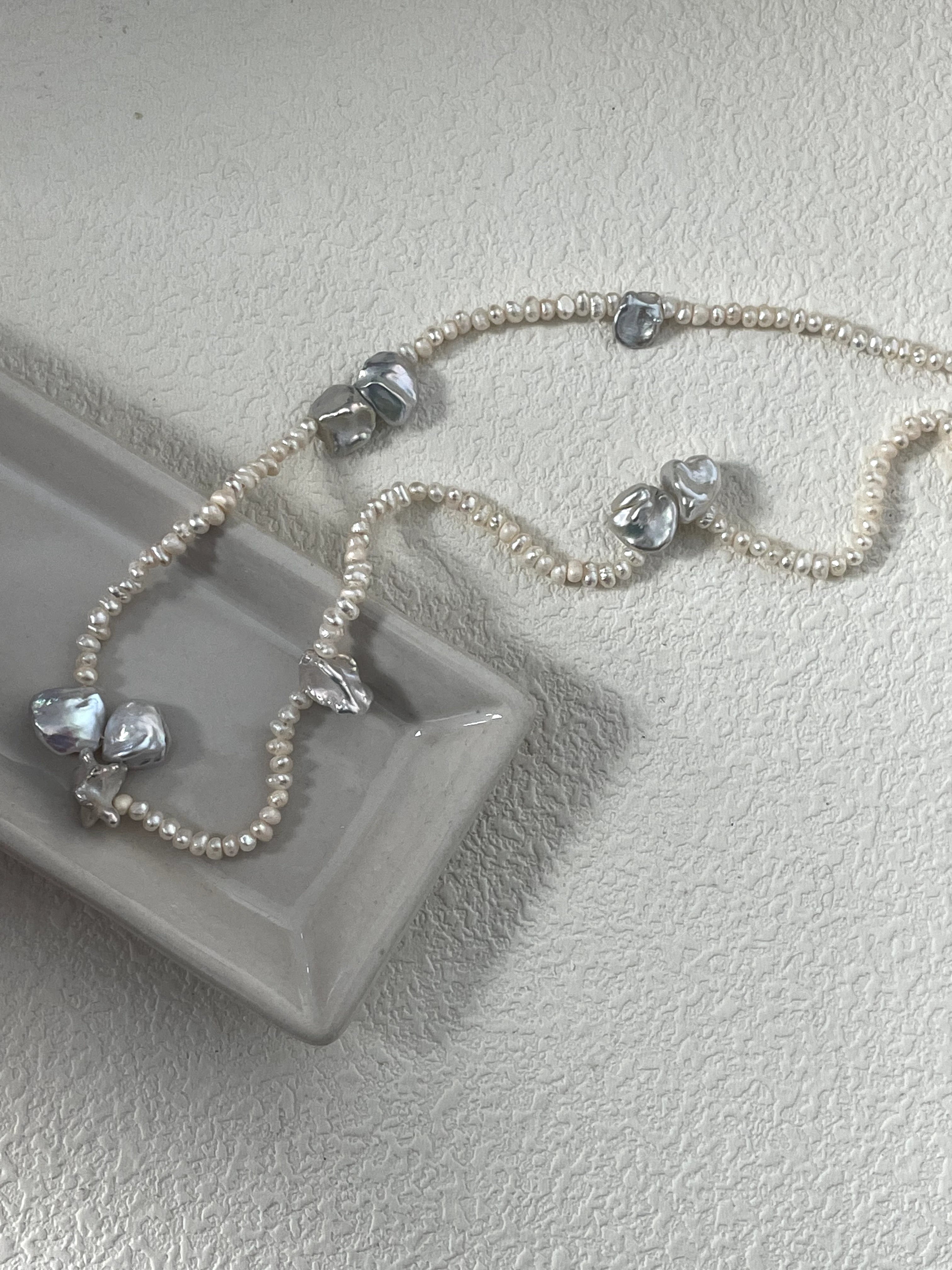 Stardust Baroque Pearls Necklace