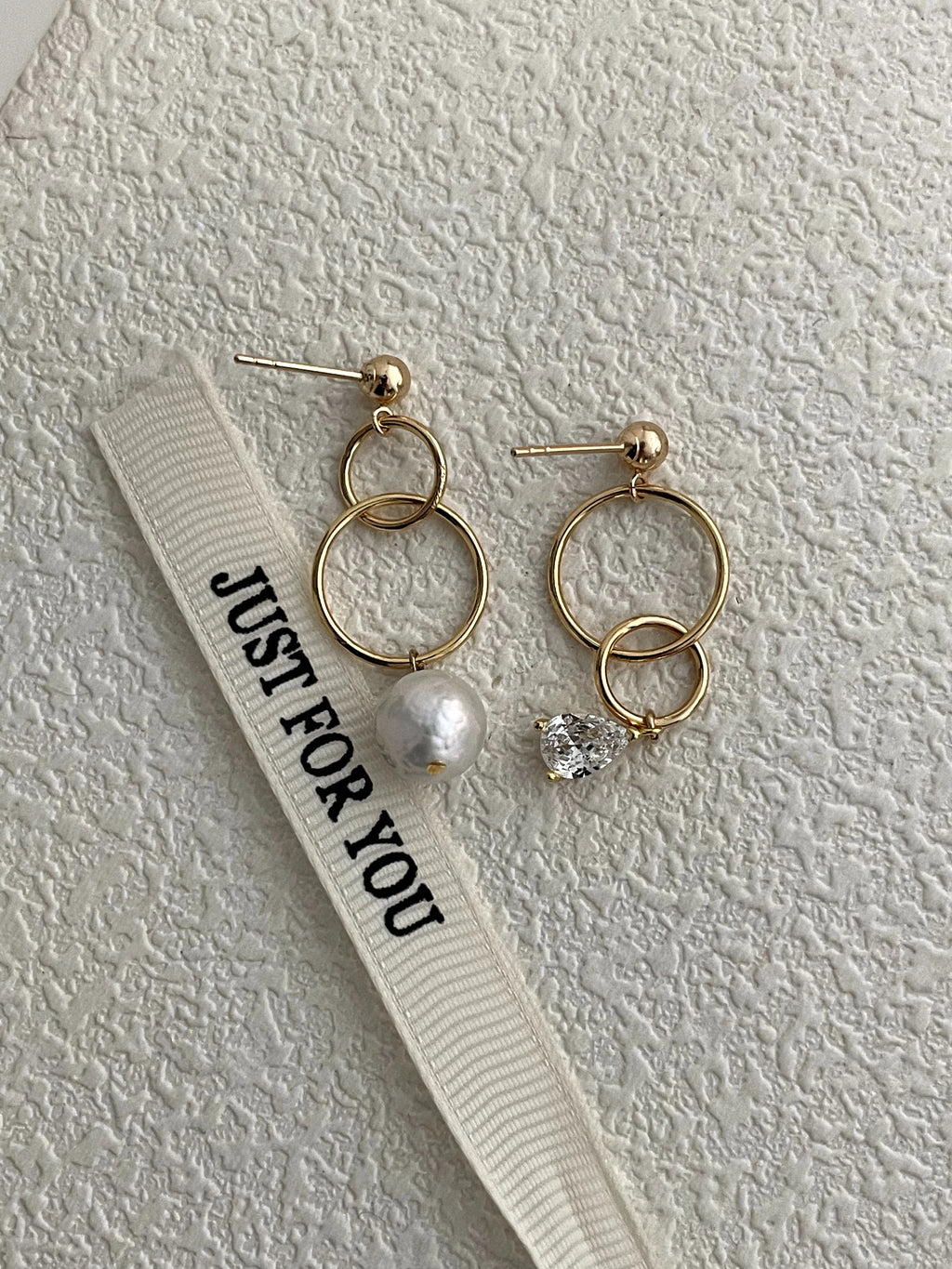 Galaxy Stream Asymmetric Loop Drops Baroque Pearls