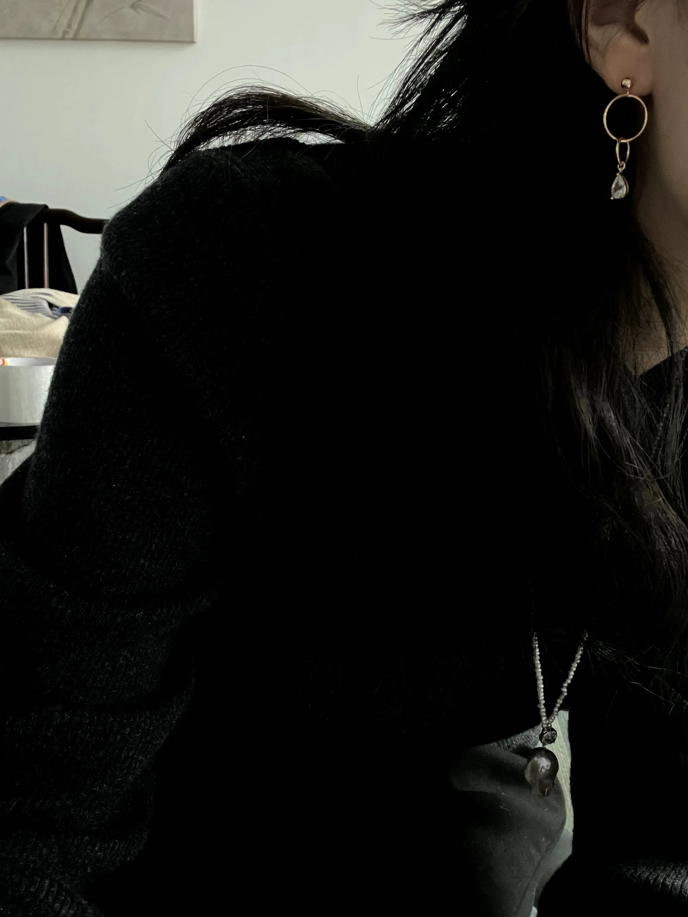 Galaxy Stream Asymmetric Loop Drops Baroque Pearls