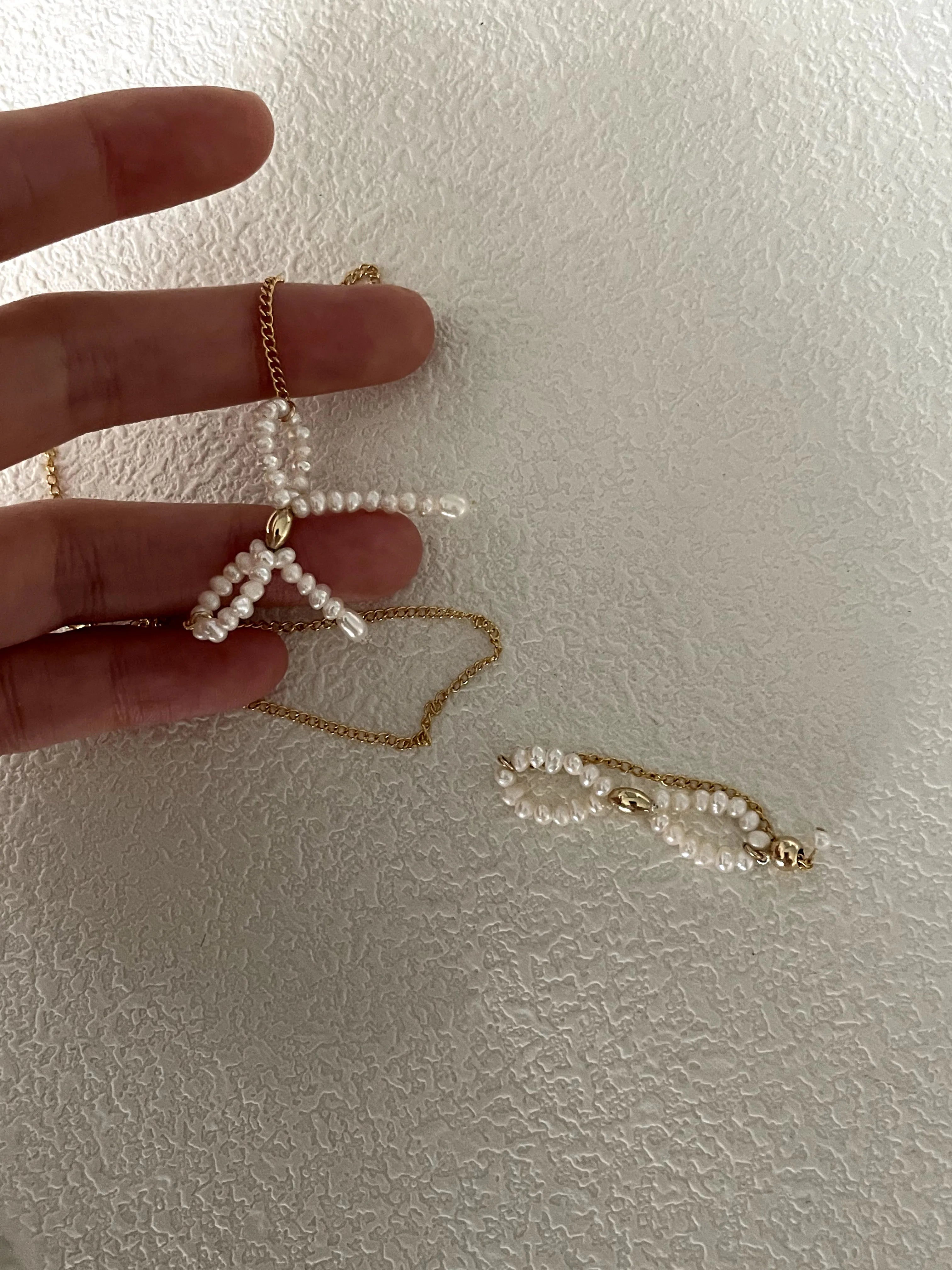 Butterfly Pearl Weave Ring