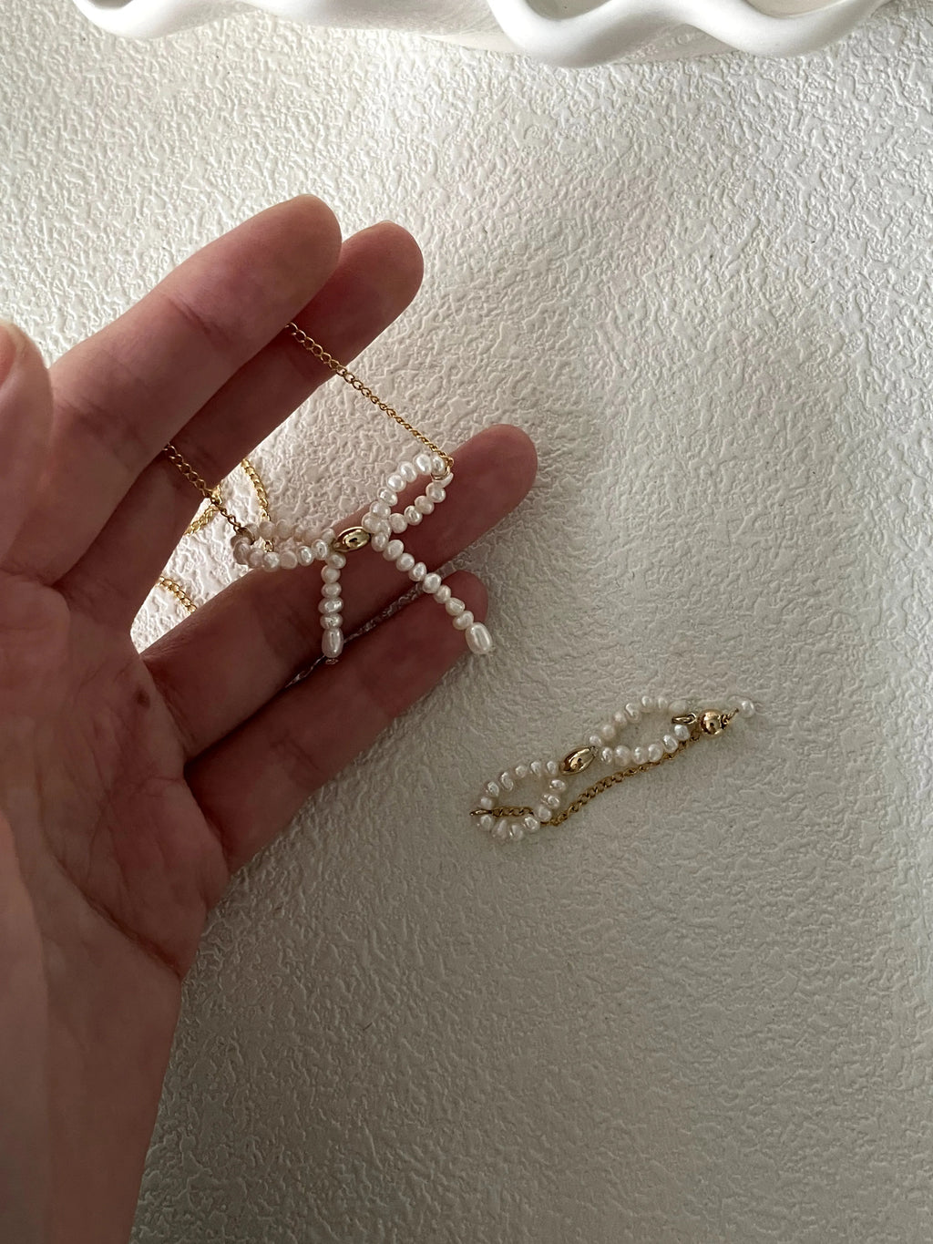 Butterfly Pearl Weave Ring