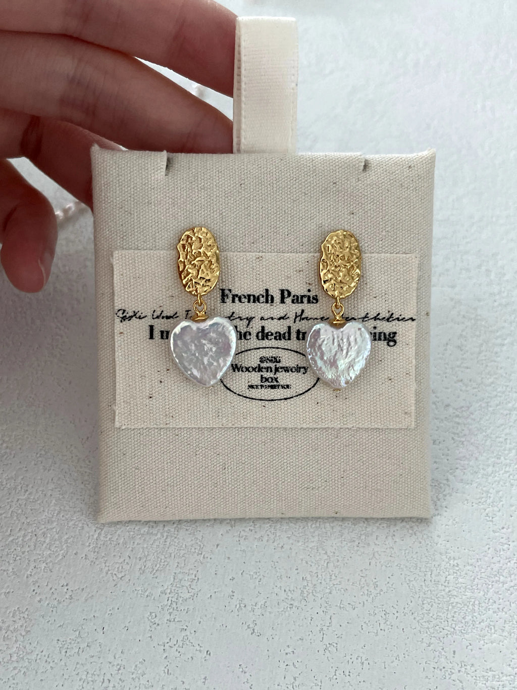 Luminous Heart Baroque Pearl Earrings