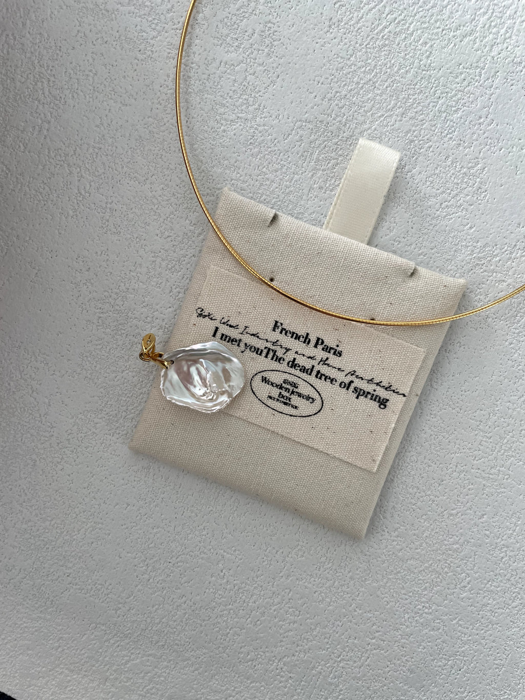 Petal Shaped Baroque Pearl Necklace