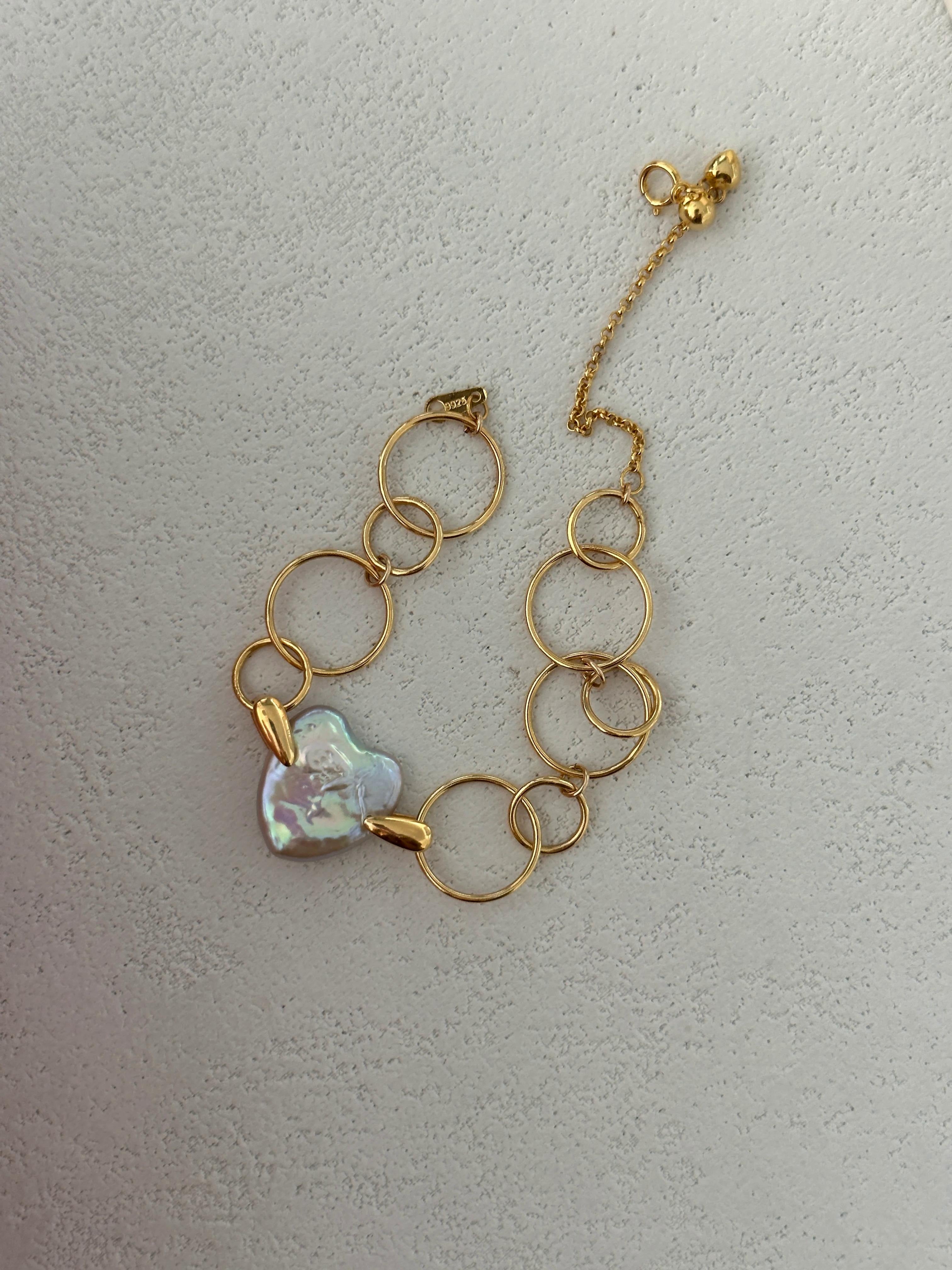 Loving Cycle Baroque Pearl Bracelet