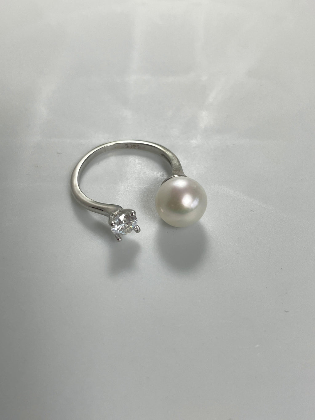 Lumina Baroque Pearl & Diamond Ring