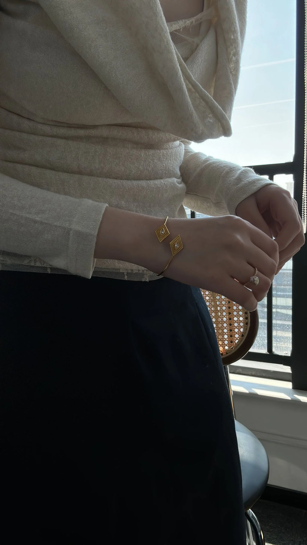 Greek Eye Bangle Bracelet