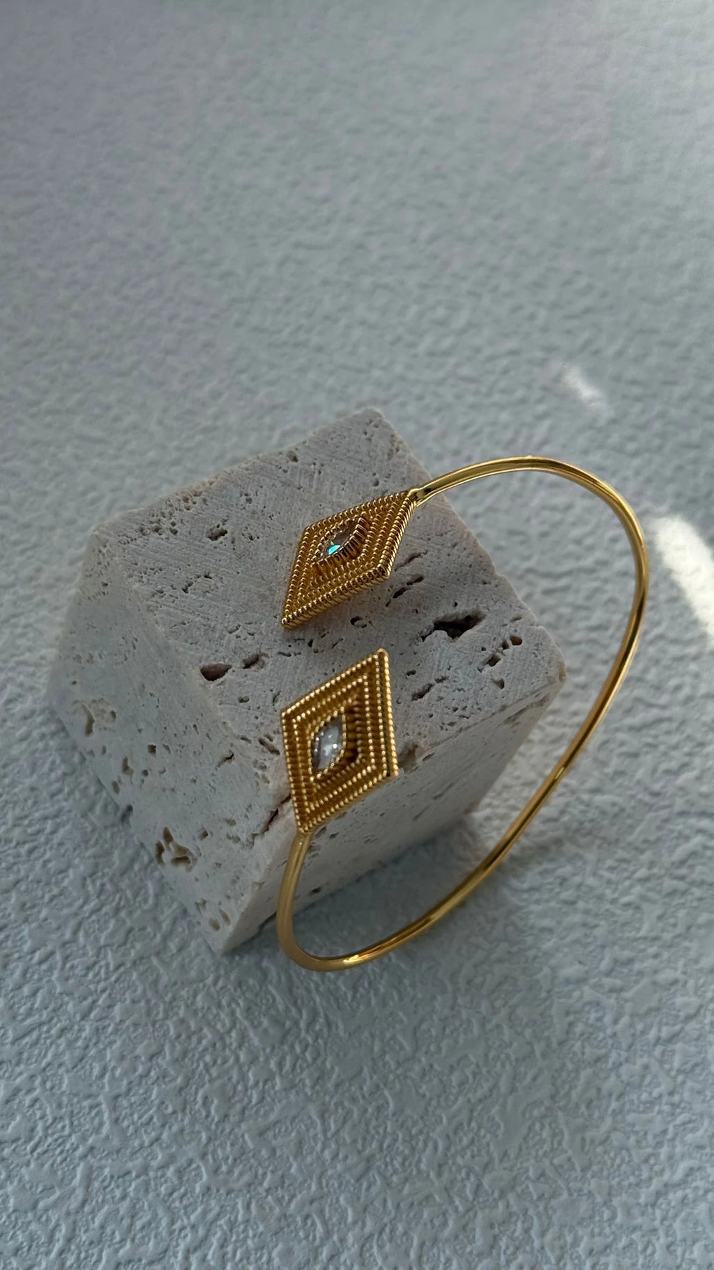 Greek Eye Bangle Bracelet