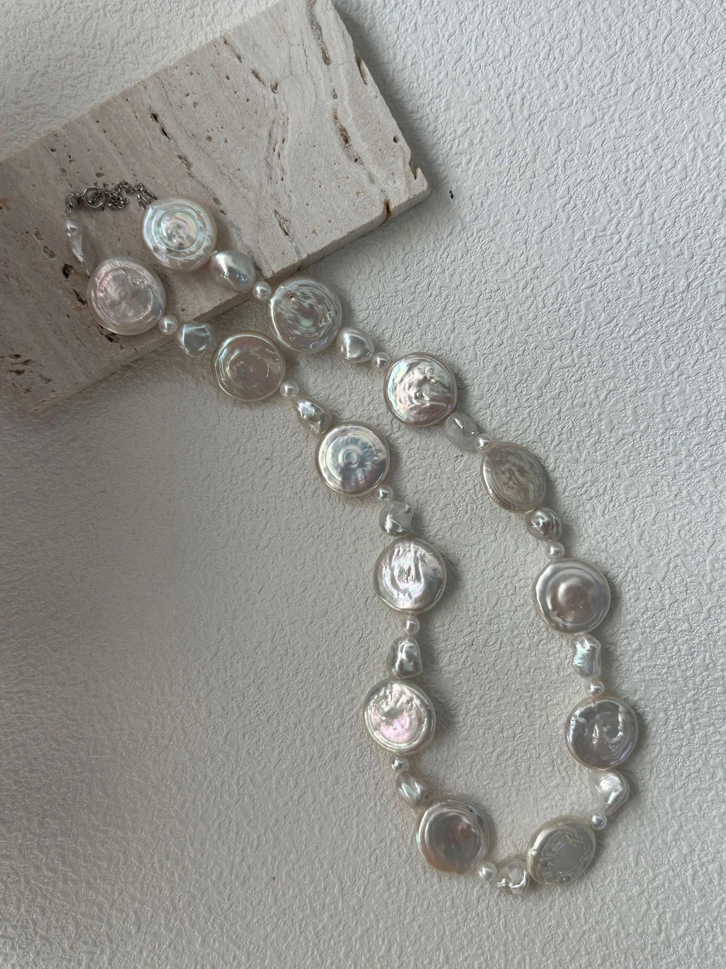 Sun & Moon Flow Baroque Pearl Necklace