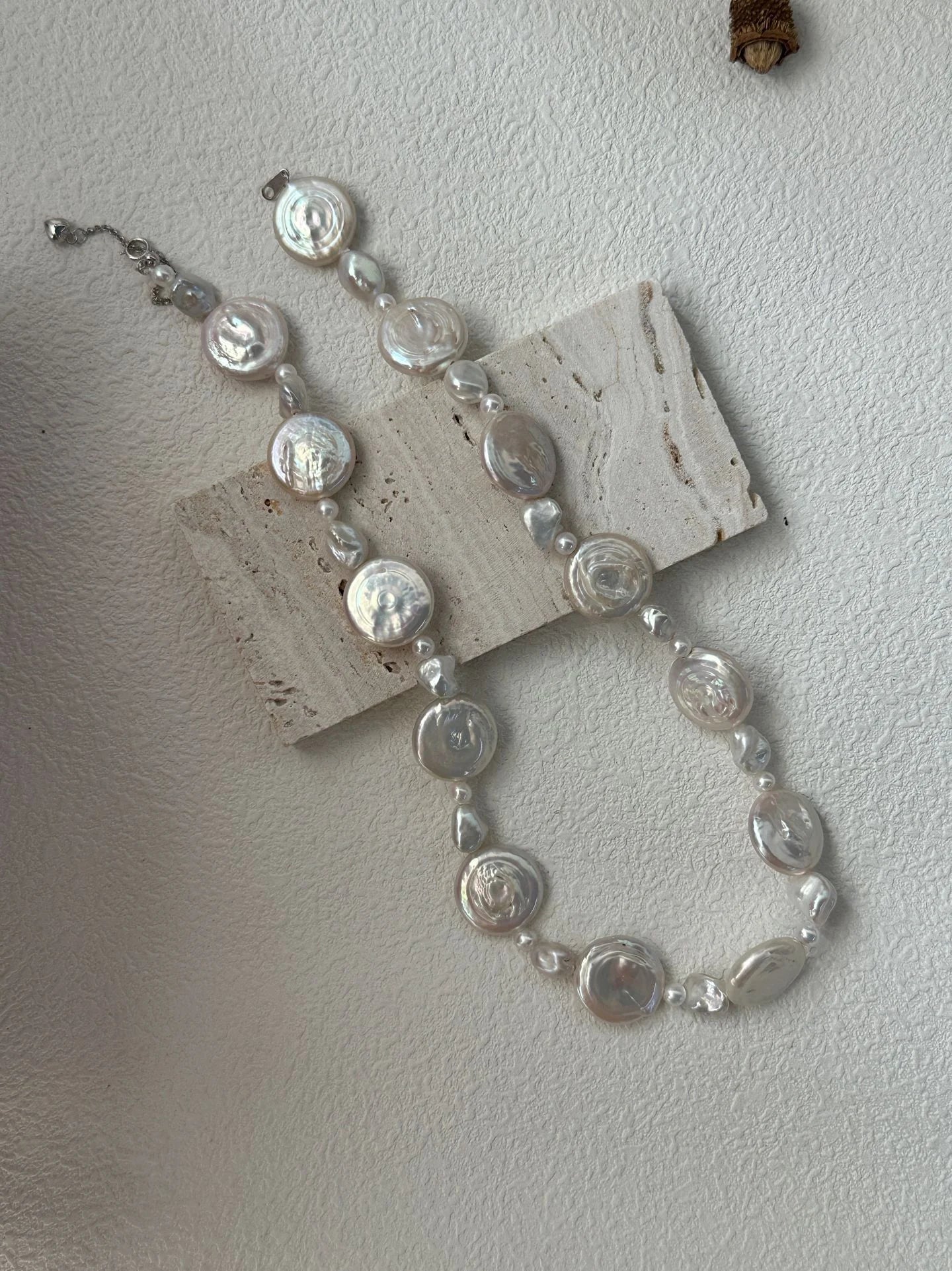 Sun & Moon Flow Baroque Pearl Necklace