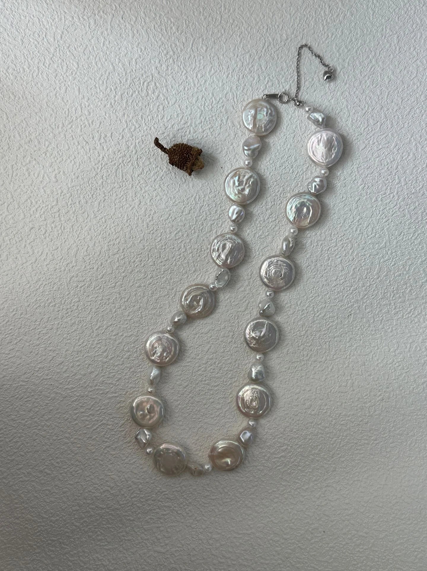 Sun & Moon Flow Baroque Pearl Necklace