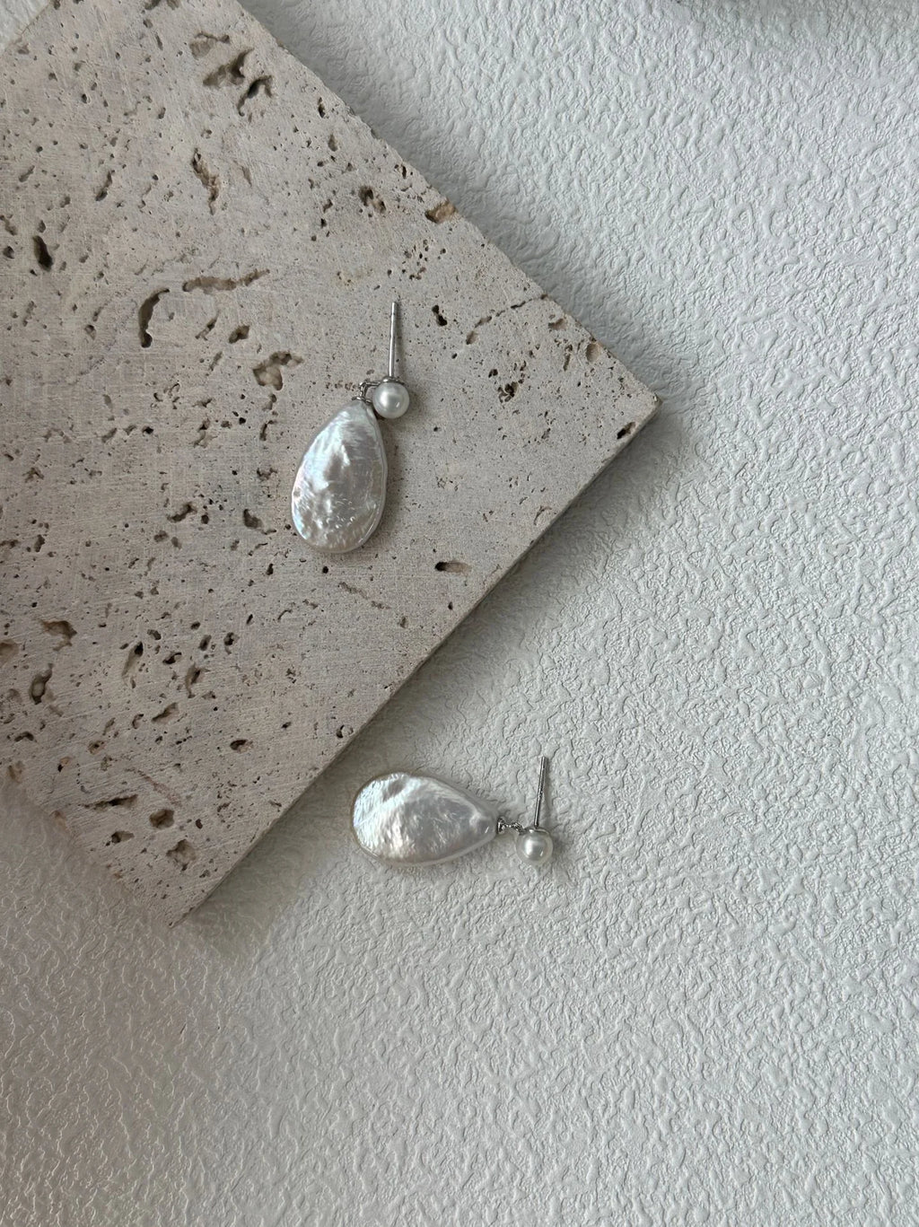 Dewdrop Baroque Pearl Earrings