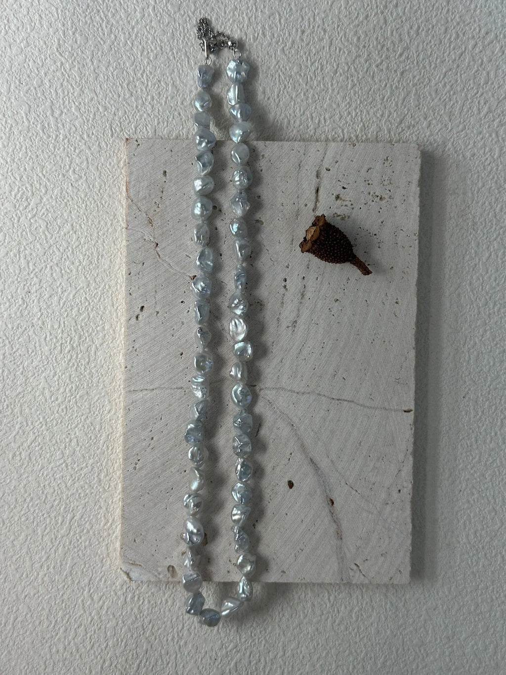 Blue-Blood Star Shard Pearl Necklace