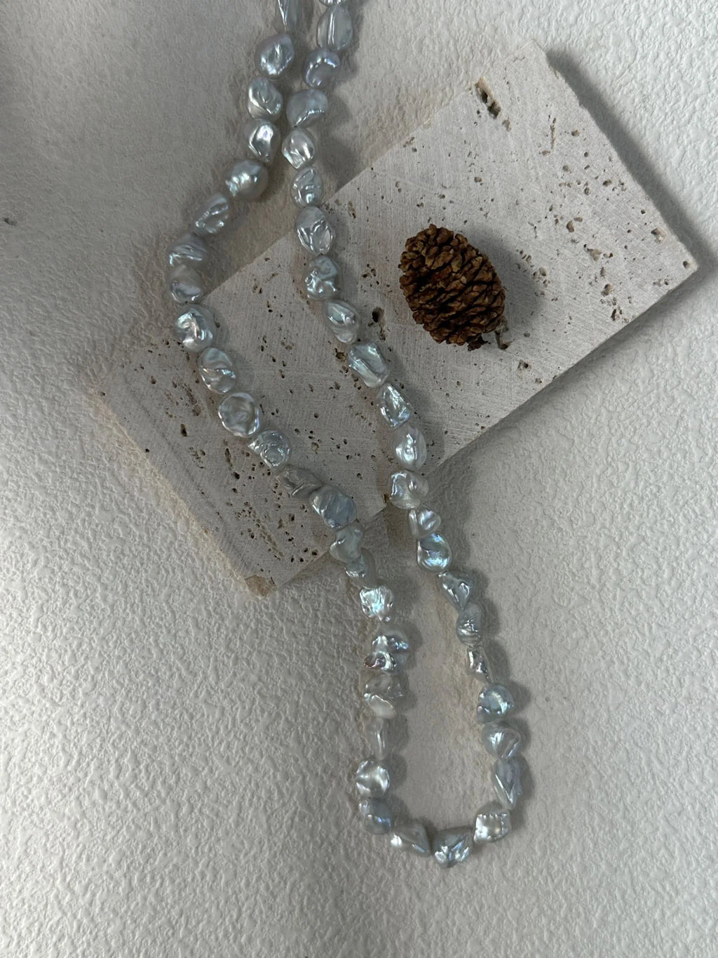 Blue-Blood Star Shard Pearl Necklace