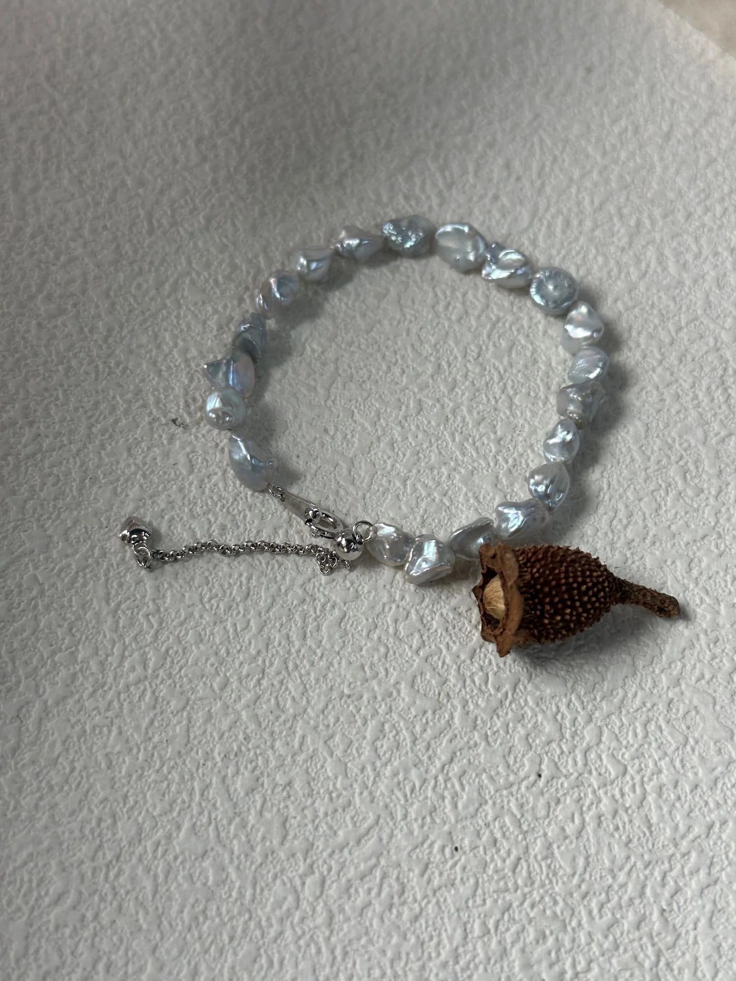Blue-Blood Star Shard Pearl Bracelet