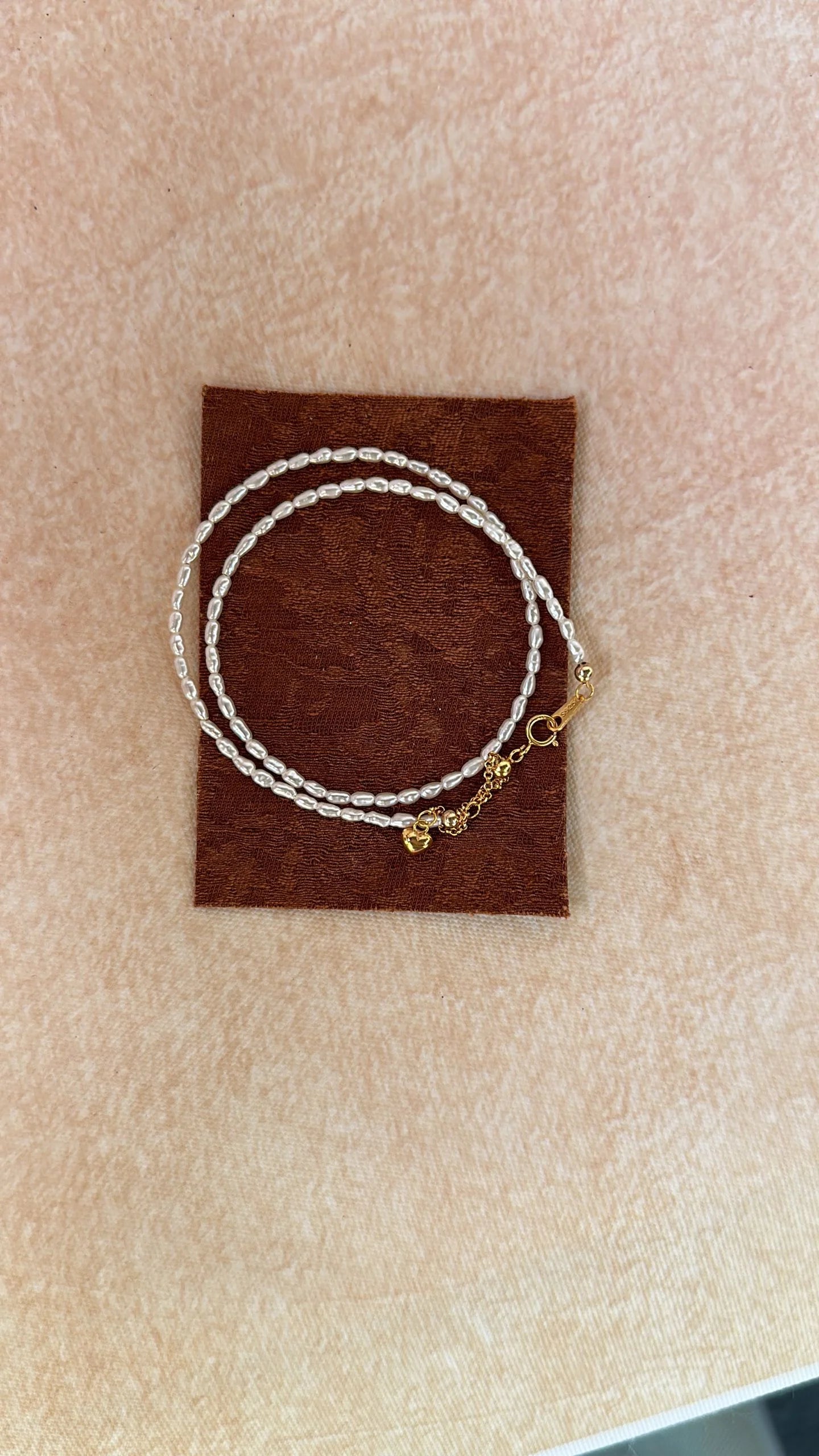 Double Layer Gold keshi Baroque Pearl Bracelet