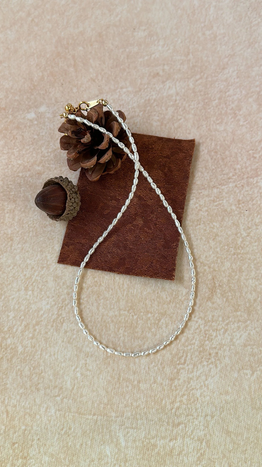 Double Layer Gold keshi Baroque Pearl Bracelet